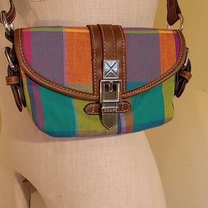Adorable Chaps Plaid Mini Bag